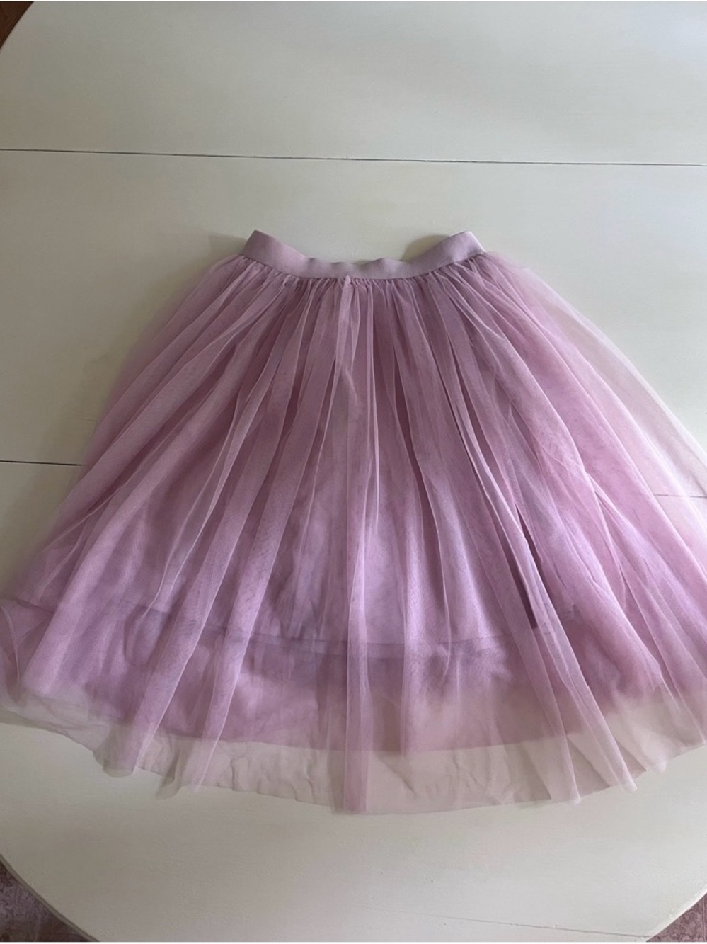 Lilac Tulle Circle Skirt - Women
